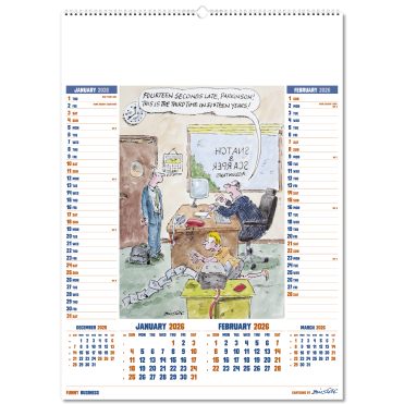 Funny Business Wall Calendar